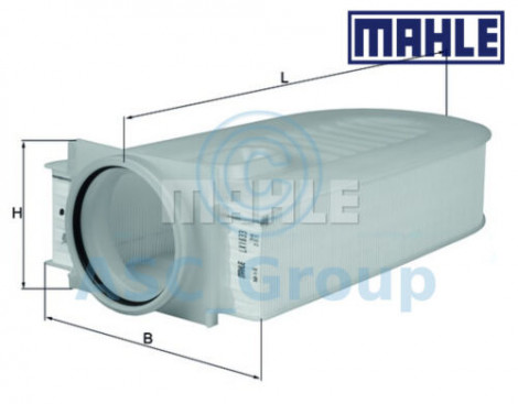 E117oL Hengst Air Filter Insert-c W204 D